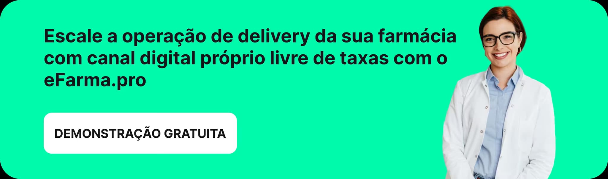Demonstração gratuita eFarma.pro — abrir WhatsApp
